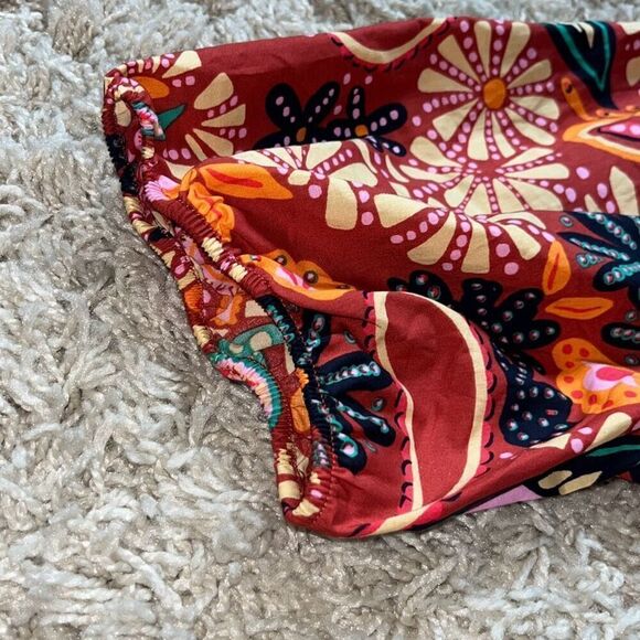 NWT Rachel Zoe Boho Floral V-Neck Romper Medium - Picture 7 of 13